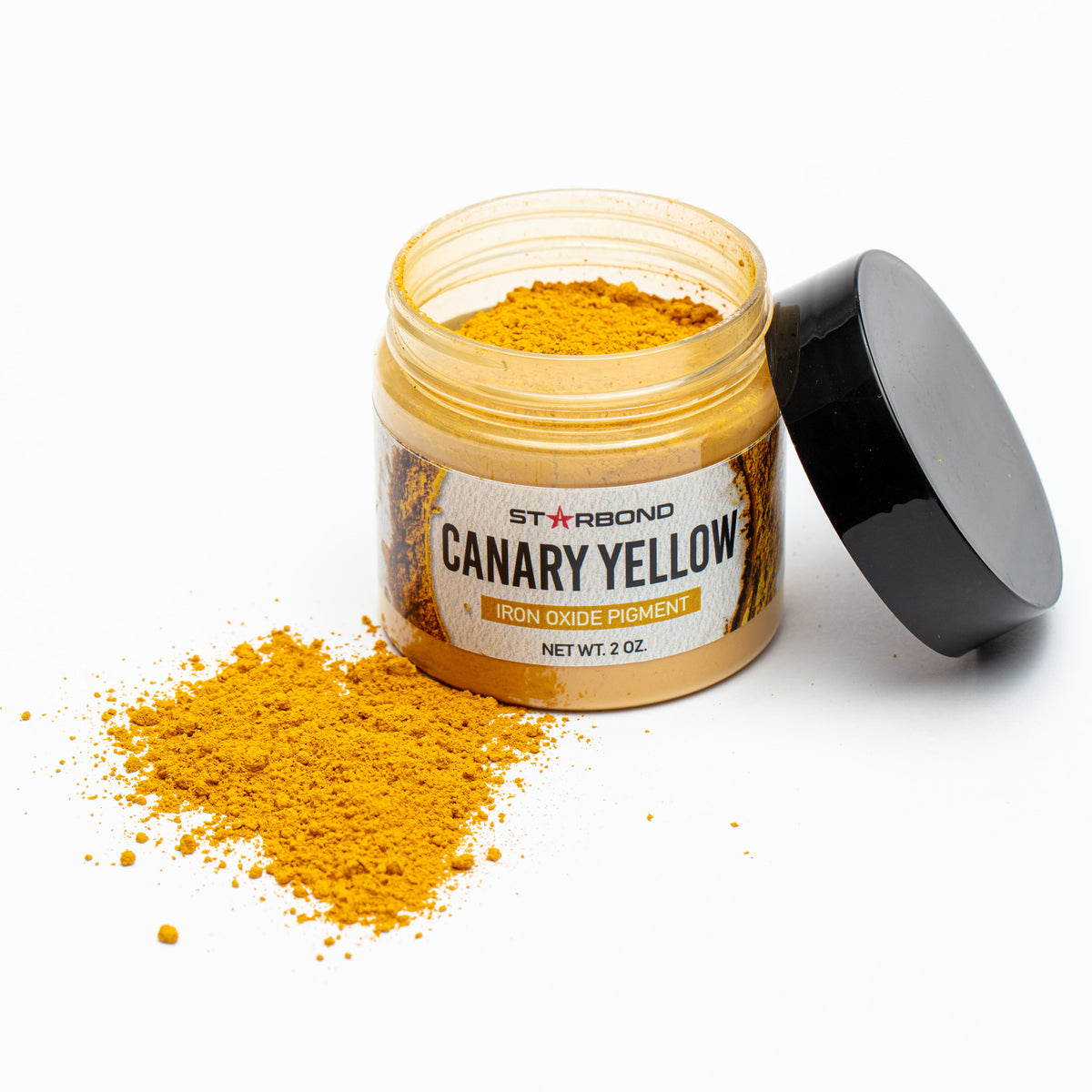Starbond Matte Iron Oxide Pigment Powder Bundle in use with woodworking project