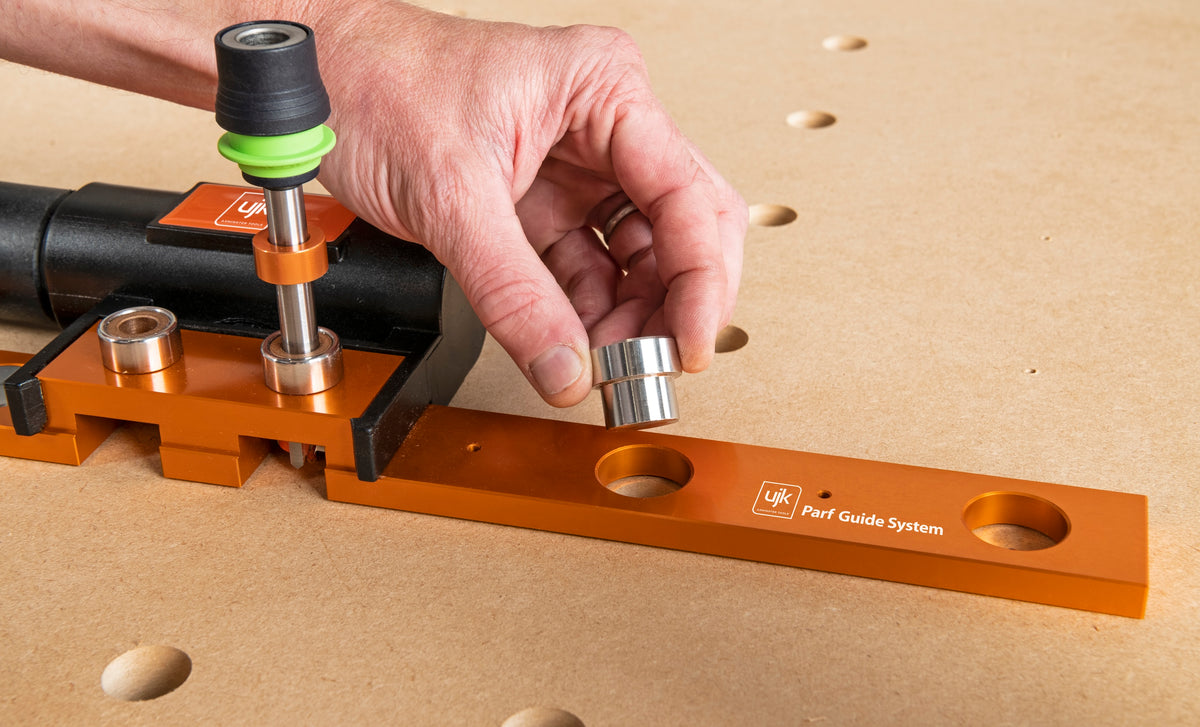 UJK Parf MK II Guide System T-LOC Systainer case with foam insert, organized storage solution Australian woodworking tools store