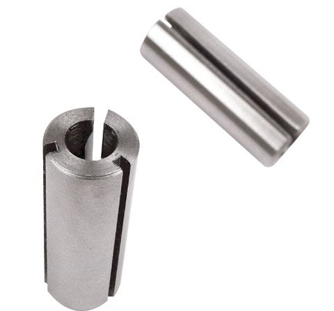 Torquata Router Collet Adaptor Sleeve Reducers 1/2in to 1/4in for precise woodworking applications
