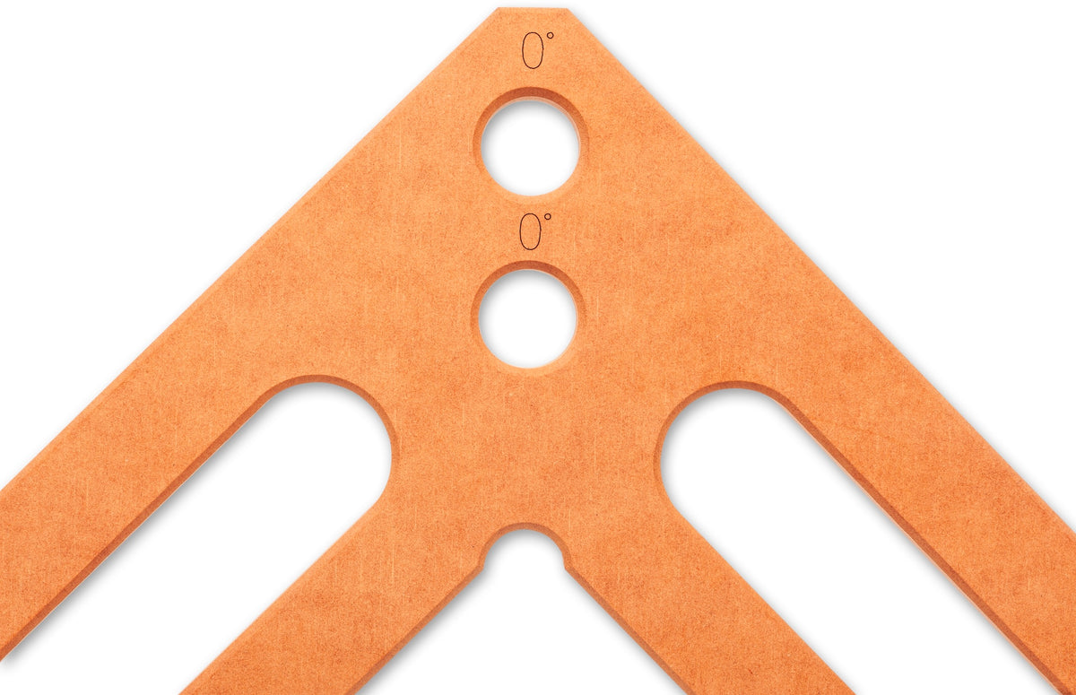 UJK 360mm Assembly Square with 20mm Dog Holes for precise woodworking assembly