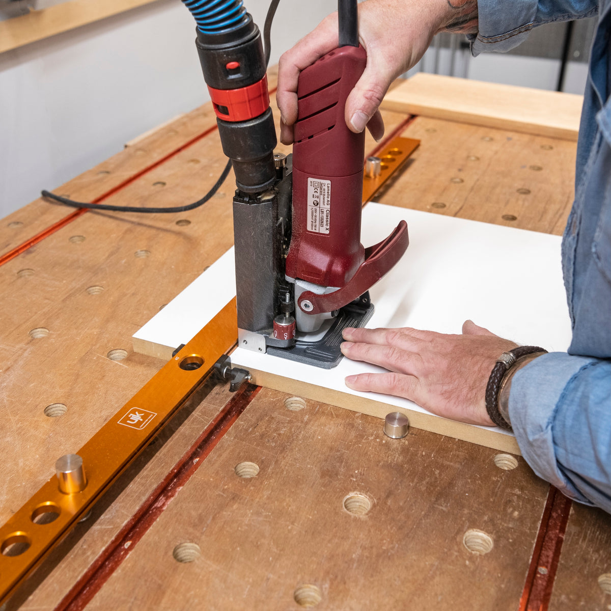 UJK Parf System Fence & Stop Kit 1000mm - Australian woodworking tool accessory for precise workpiece alignment and compatibility