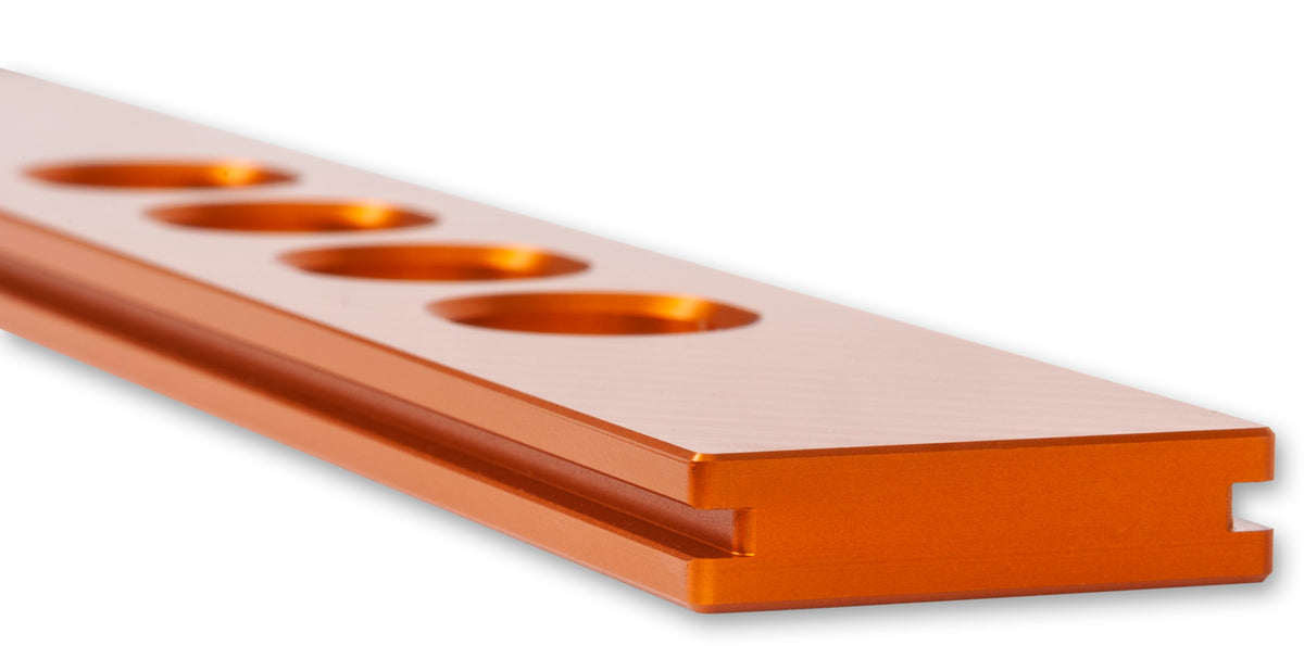 UJK Parf System Fence & Stop Kit 600mm long on woodworking bench, compatible with UJK Parf Guide System and MFT benches