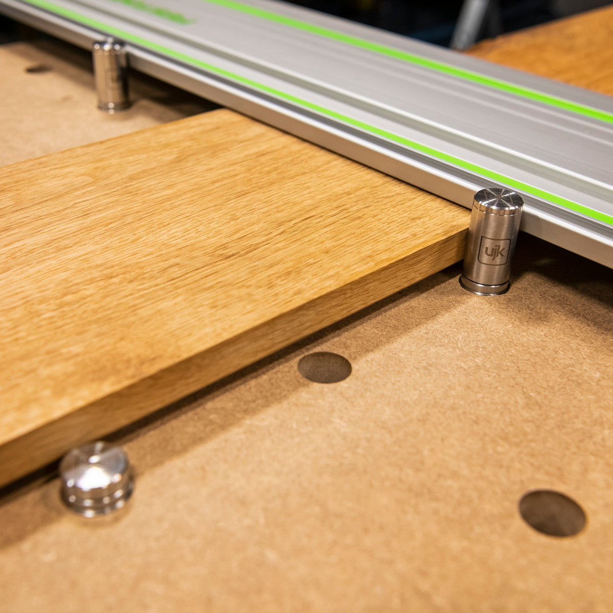 UJK Expanding 20mm Bench Dogs 40mm Projection from stainless steel, precision engineered in Axminster workshops