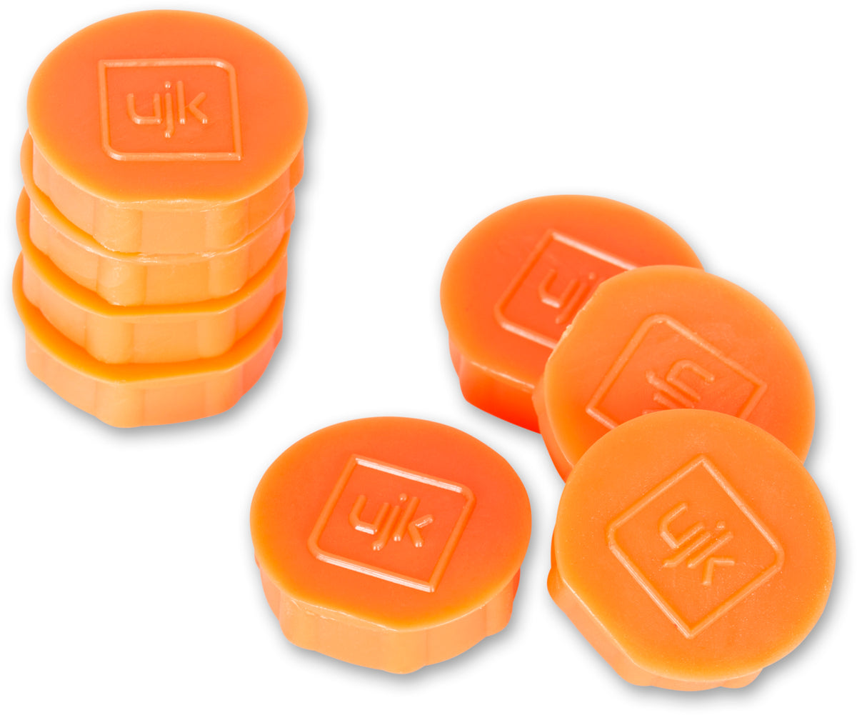 UJK Plugs for Multi Function Table covering 20mm dog holes on workbenches
