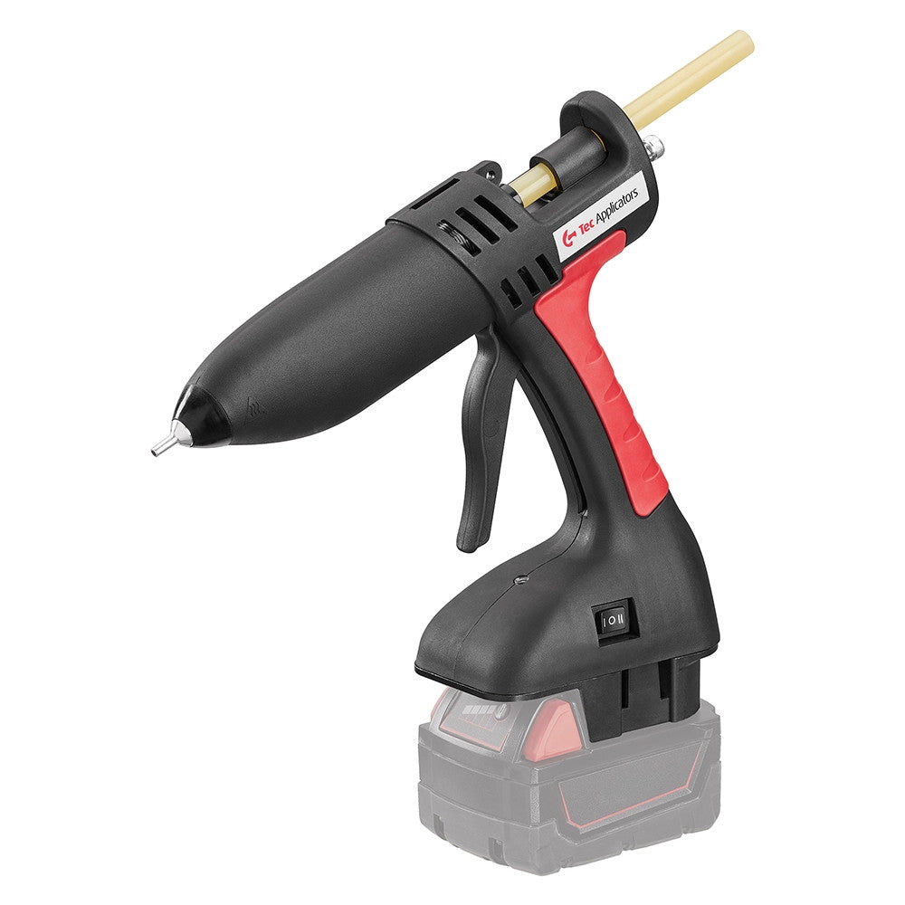 Power Adhesives Tec 808 Wood Repair Kit Hot Glue Gun with Milwaukee Battery Adapter