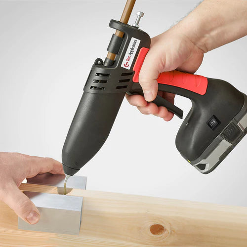 Power Adhesives Tec 808 Wood Repair Kit Hot Glue Gun with Milwaukee Battery Adapter