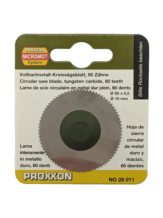 Solid Carbide Circular Saw Blade 50mm for KS-230 Benchtop Mini Table Saw - High precision cutting for fibreglass sheets and non-ferrous metals