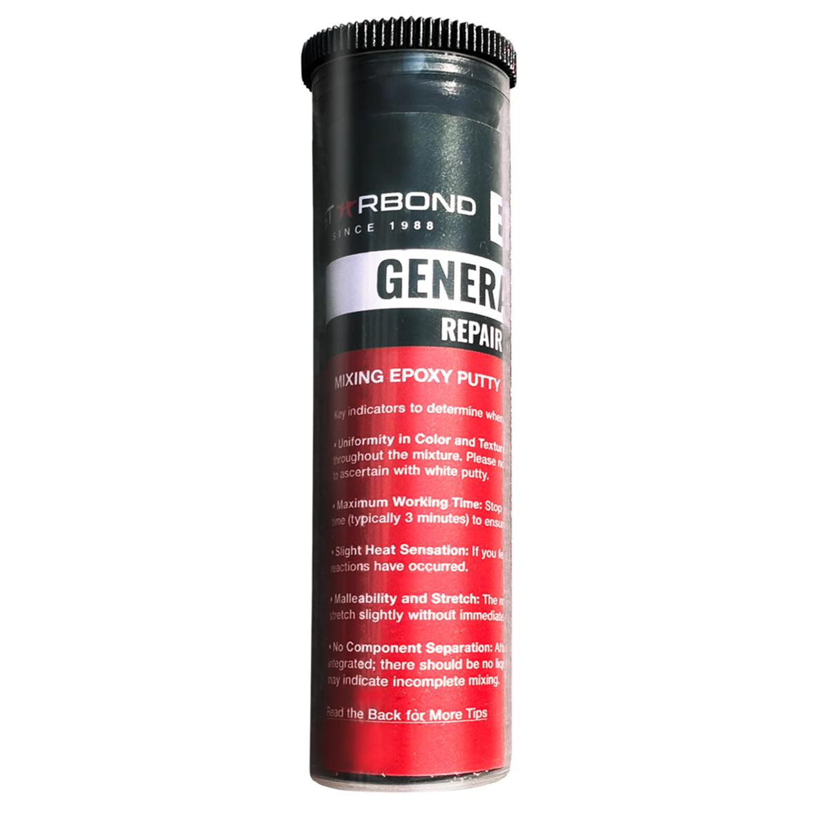 Starbond General Purpose Epoxy Putty Stick Black 2oz hand-mouldable adhesive for versatile bonding, sealing, and repairing