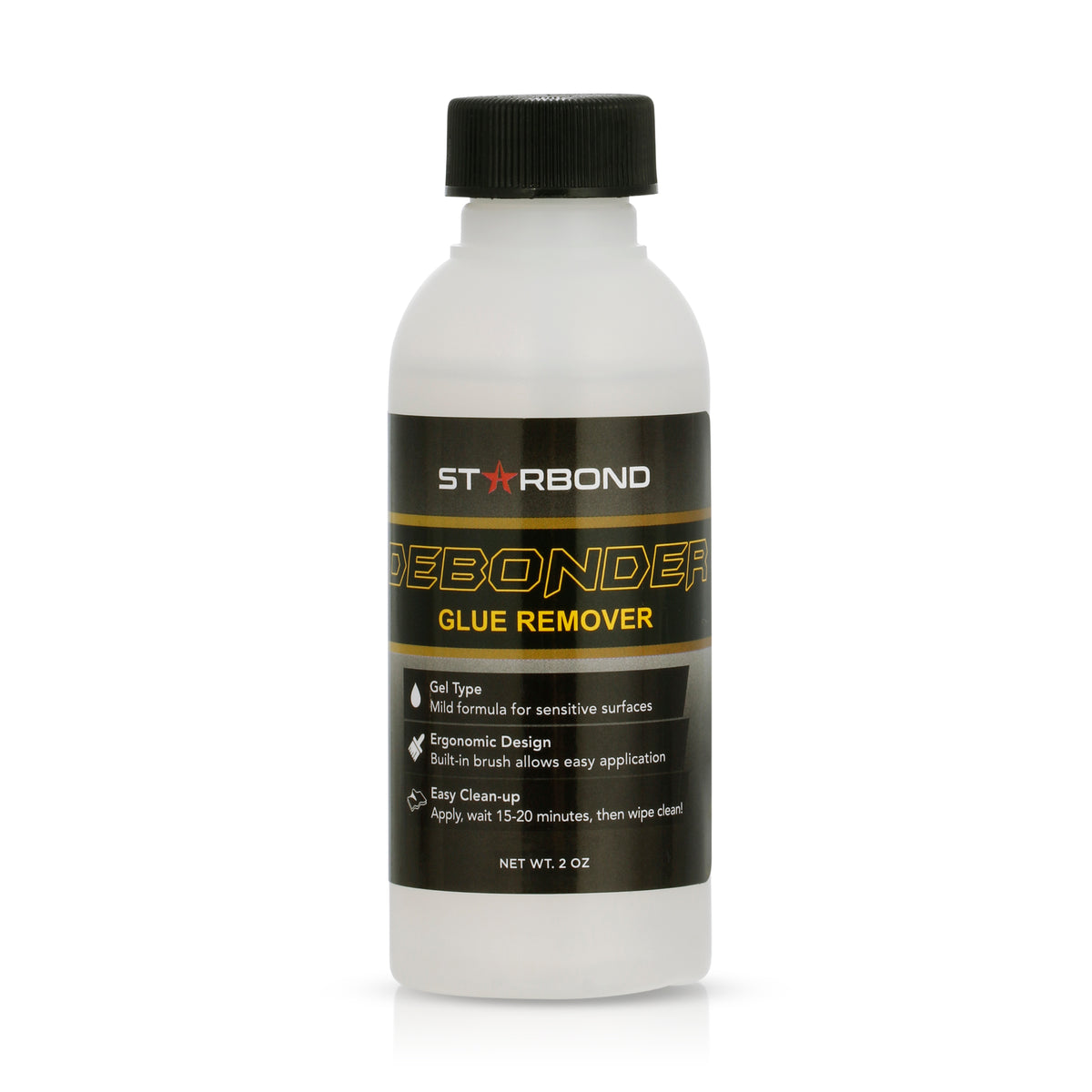Starbond CA Glue Remover 2oz bottle - Gentle solution to remove super glue, now known as Debonder