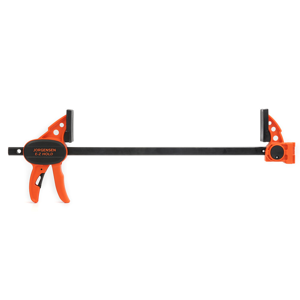 Pony Jorgensen Set of 4 E-Z HOLD Light Duty Trigger Clamps in action, demonstrating one-handed operation