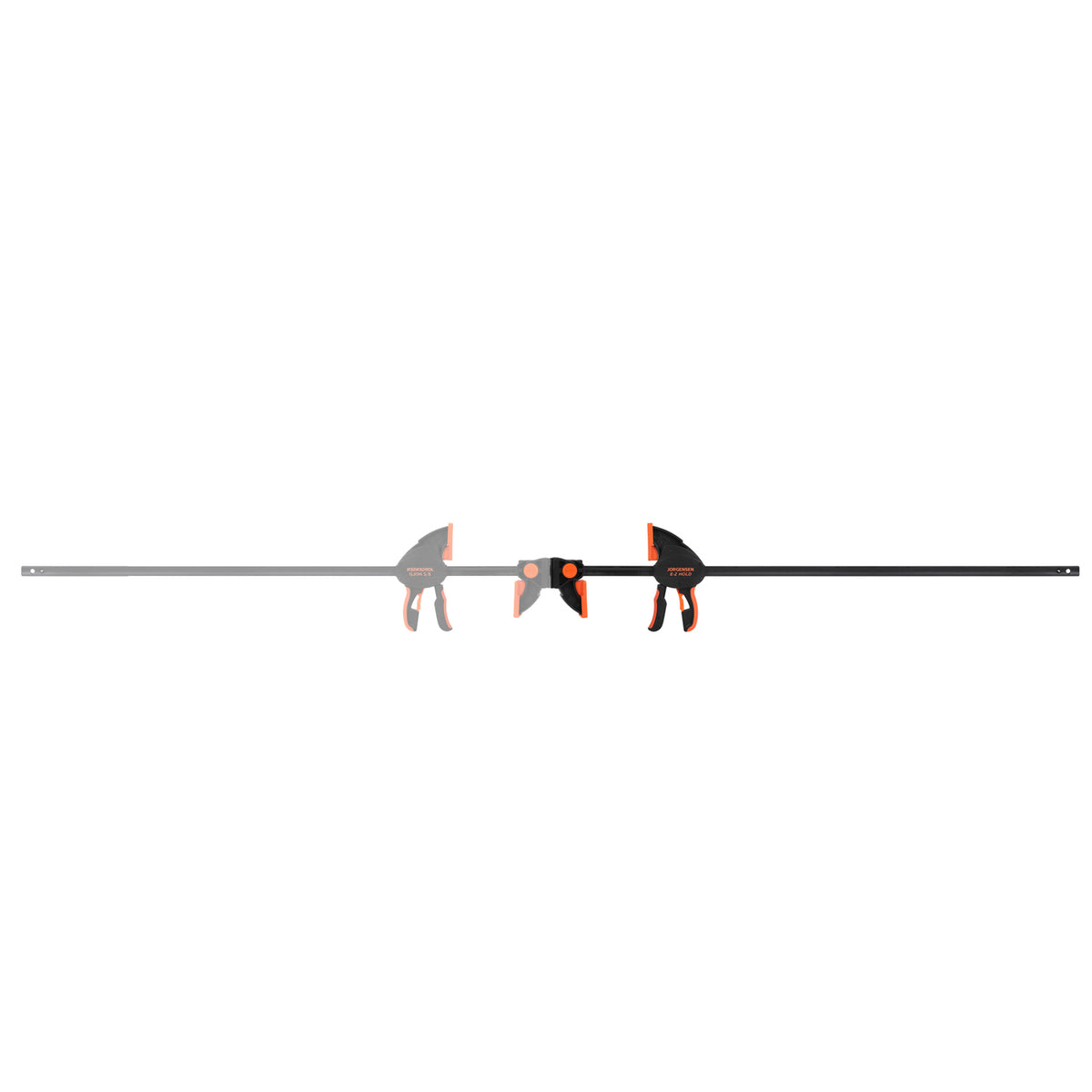 Pony Jorgensen Set of 4 E-Z HOLD Heavy Duty Trigger Clamps in use, showcasing innovative dual clamp joining feature