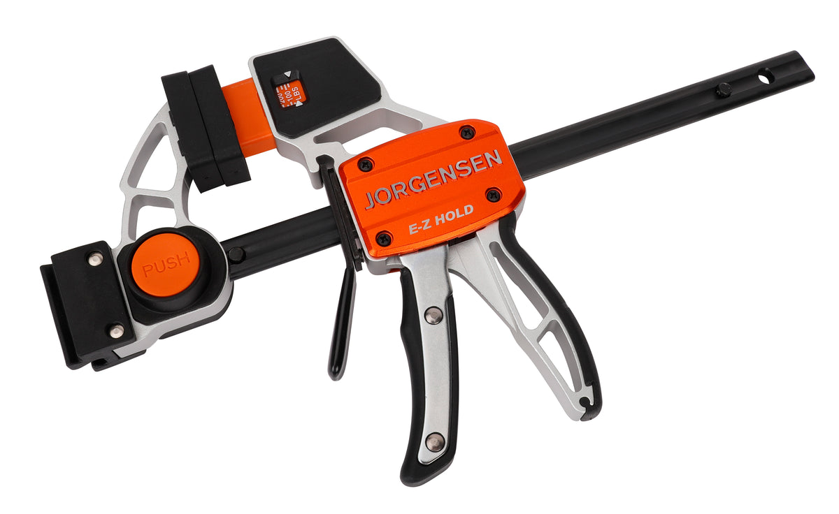 Pony Jorgensen EZ-Hold Platinum Series Trigger Clamps in action, showcasing superior clamping force and durability