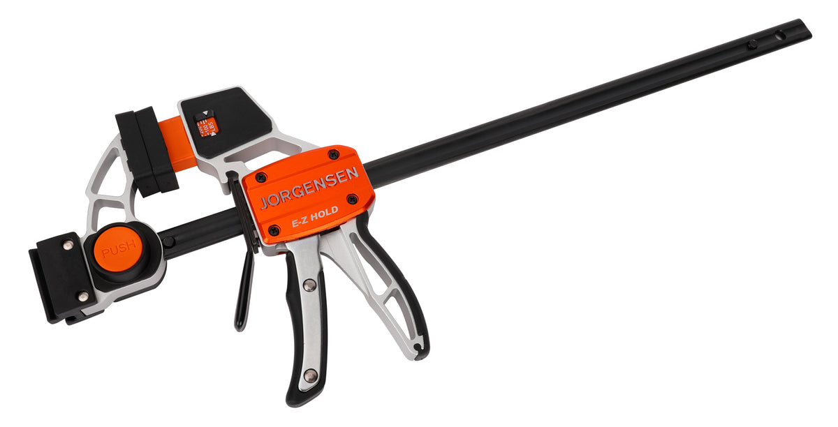 Pony Jorgensen EZ-Hold Platinum Trigger Clamps in action, showcasing high tensile aluminium build