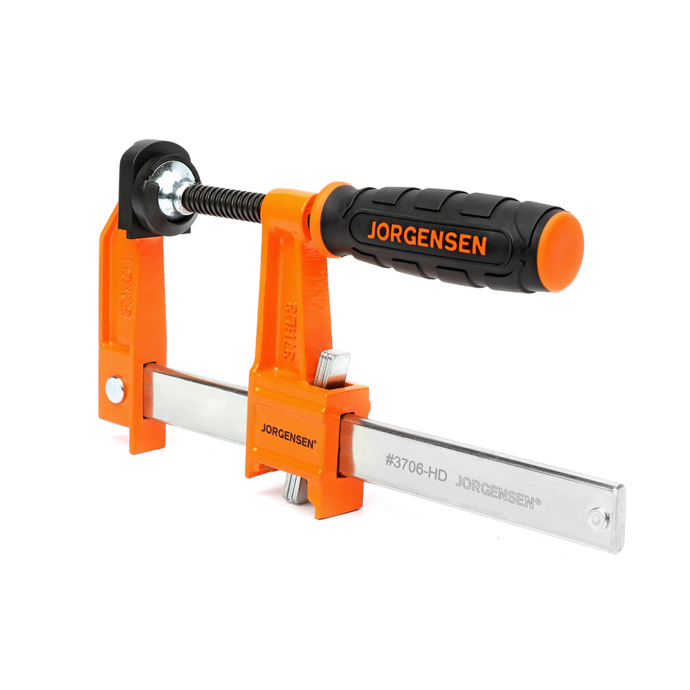 Pony Jorgensen Australian woodworking F clamps in action on a wooden project
