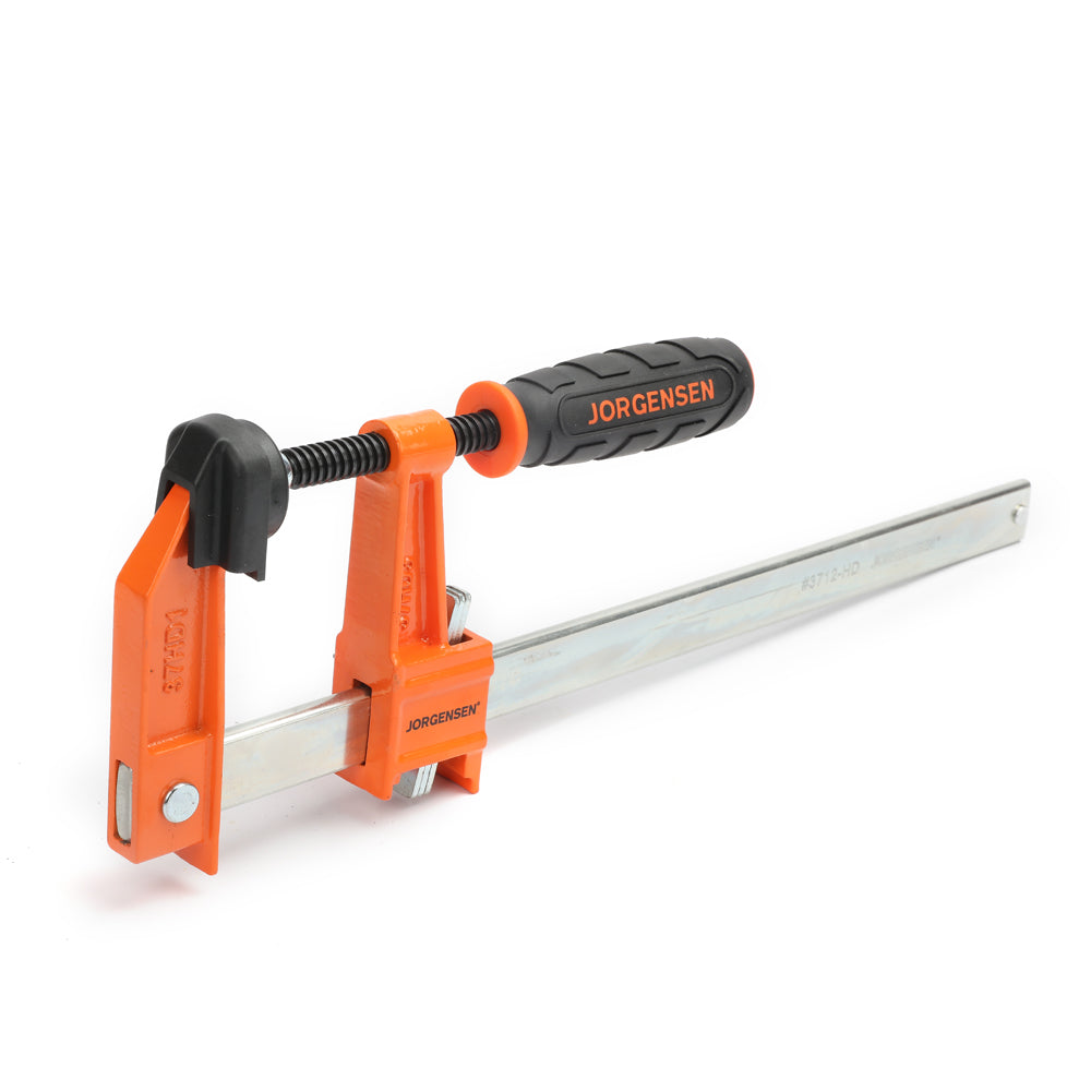 Pony Jorgensen Heavy Duty Quick Action Clutched F Clamps in use on wood project