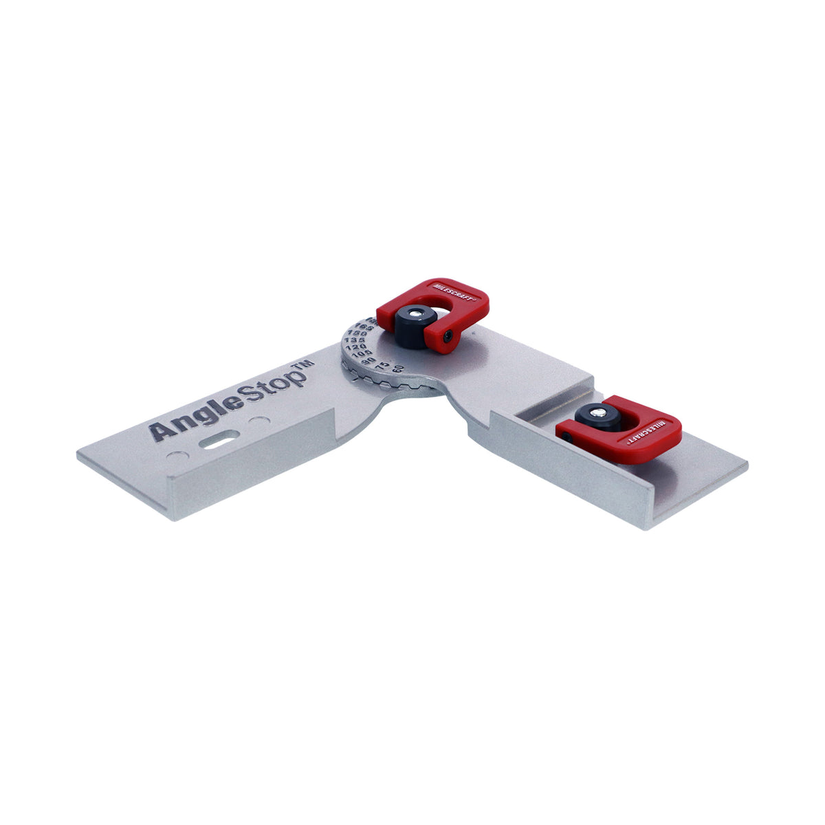 Milescraft T-Track AngleStop adjustable support for angled woodworking tasks