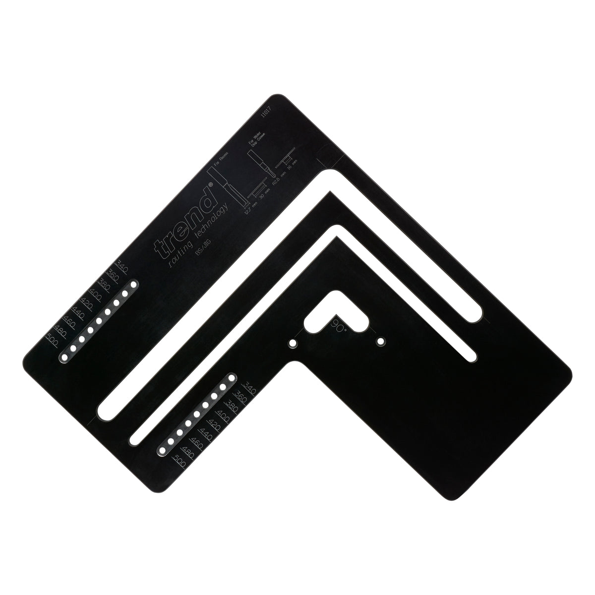 Trend Belfast Sink Recess Jig in 12mm high-pressure laminate for precise routing of sink cutouts & groove channels