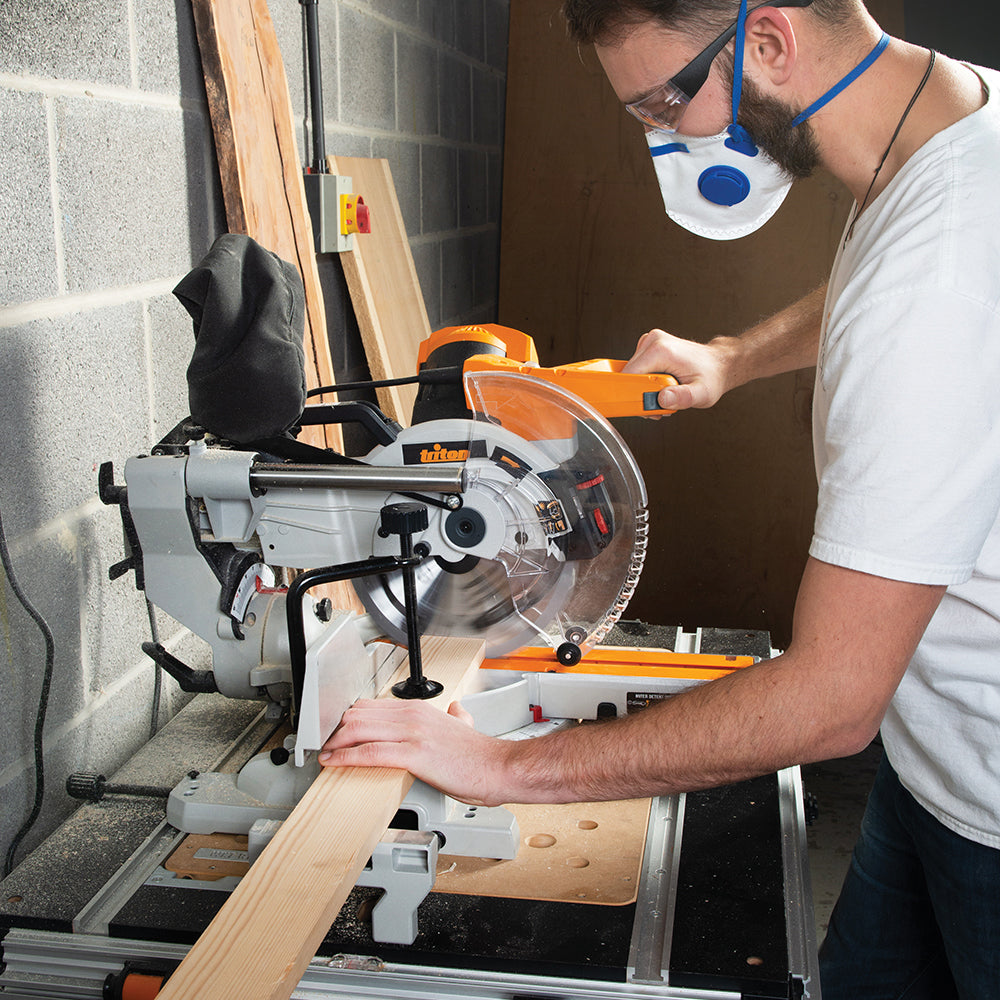 Triton TCMS255 1800W Sliding Compound Mitre Saw 254mm