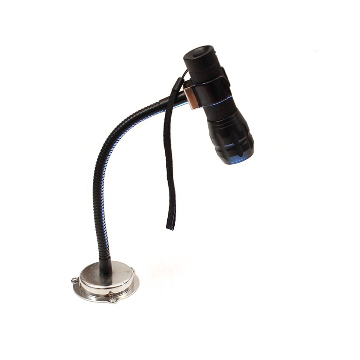 Flexible LED worklight torch with magnetic base, ideal for workshops and worksites