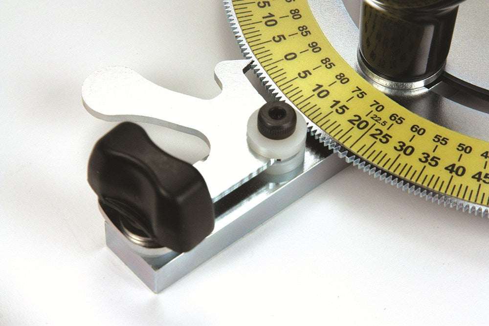 Incra V120 Mitre Guide angle detail with cursor