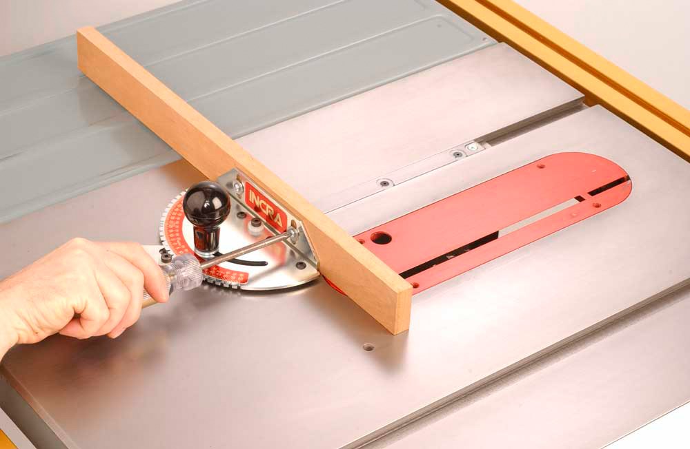 Incra V27 Mitre Guide for precise angle cutting on woodworking machines