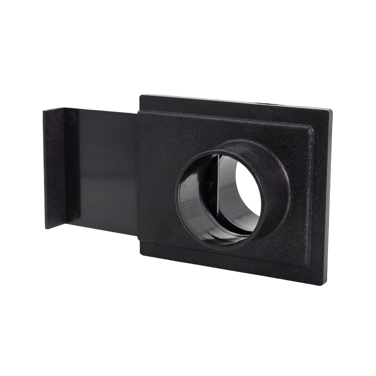 Sherwood Inline Blast Gate Connector for 2 1/2in Dust Extraction Hose, angle view