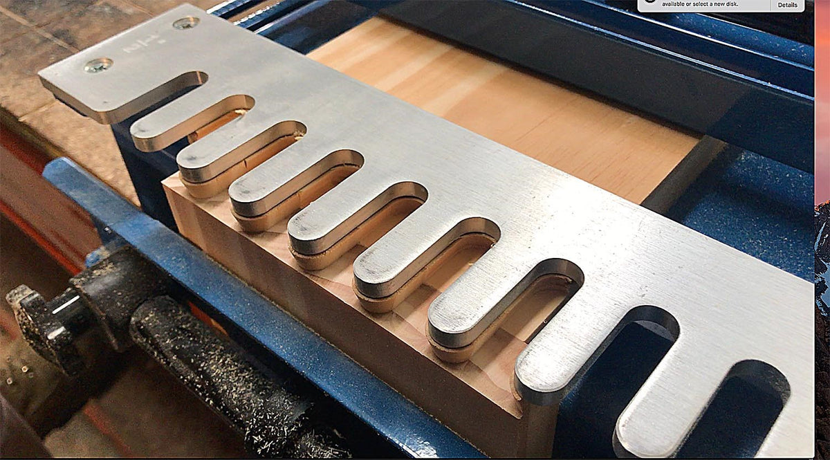 Baladonia 5/16in Half-Blind Dovetail Template for 12in Dovetail Jig, suitable for 12mm timber, ideal for intricate decorative work