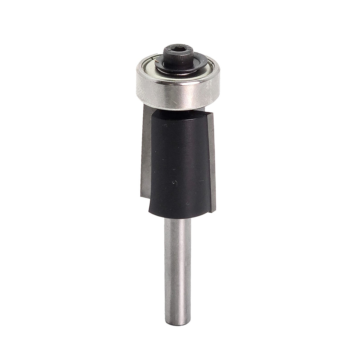 Torquata Heavy-Duty Flush Trim Router Bit 1/4in Shank in action on wood surface