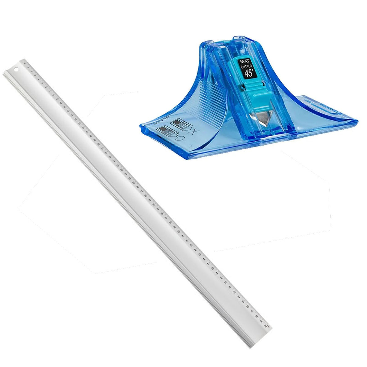 Baladonia Mat Cutter & Rule for precise picture framing on matboard