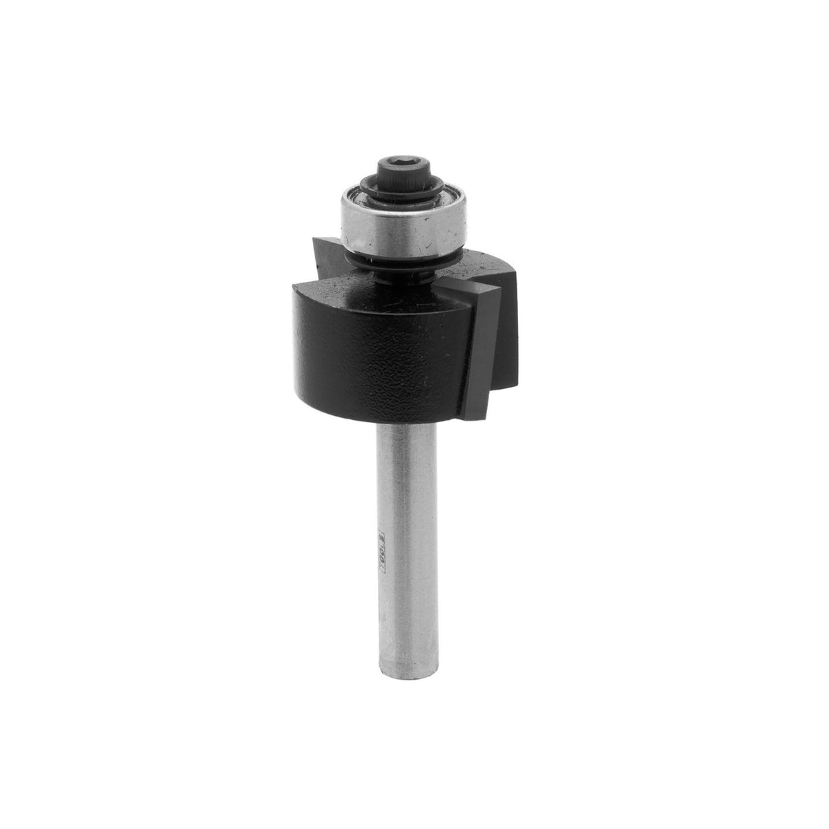 Torquata Rebate Router Bits 1/4in Shank - Detailed view showing guide bearing for precise cutting depth control