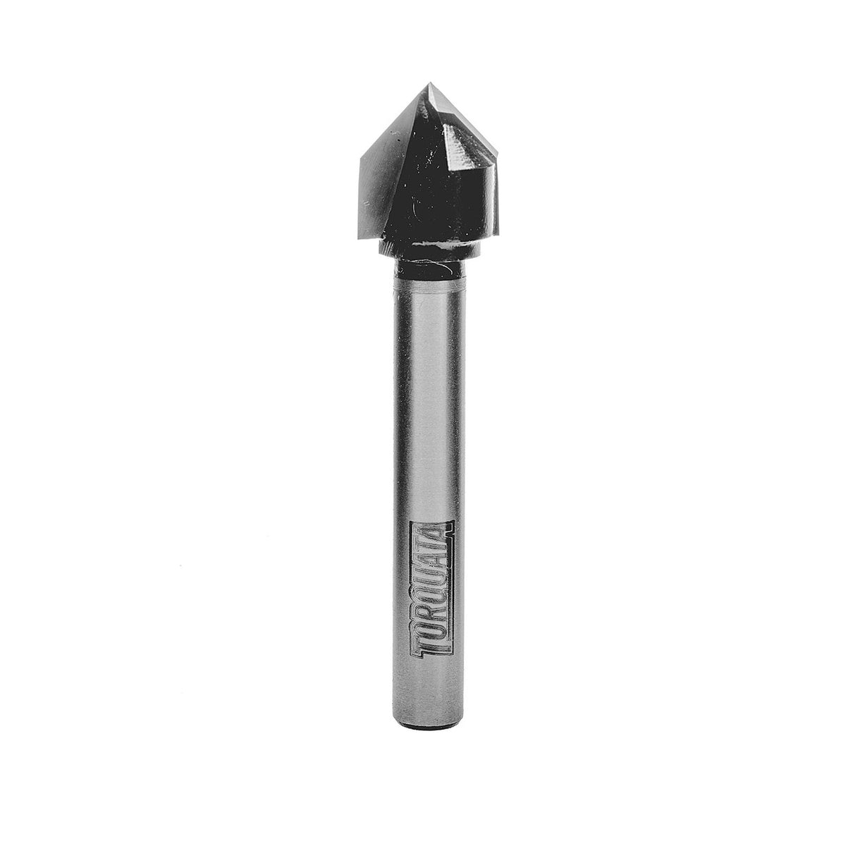 Torquata Chamfer V-Groove Router Bits showcasing precise grooves and chamfering capabilities