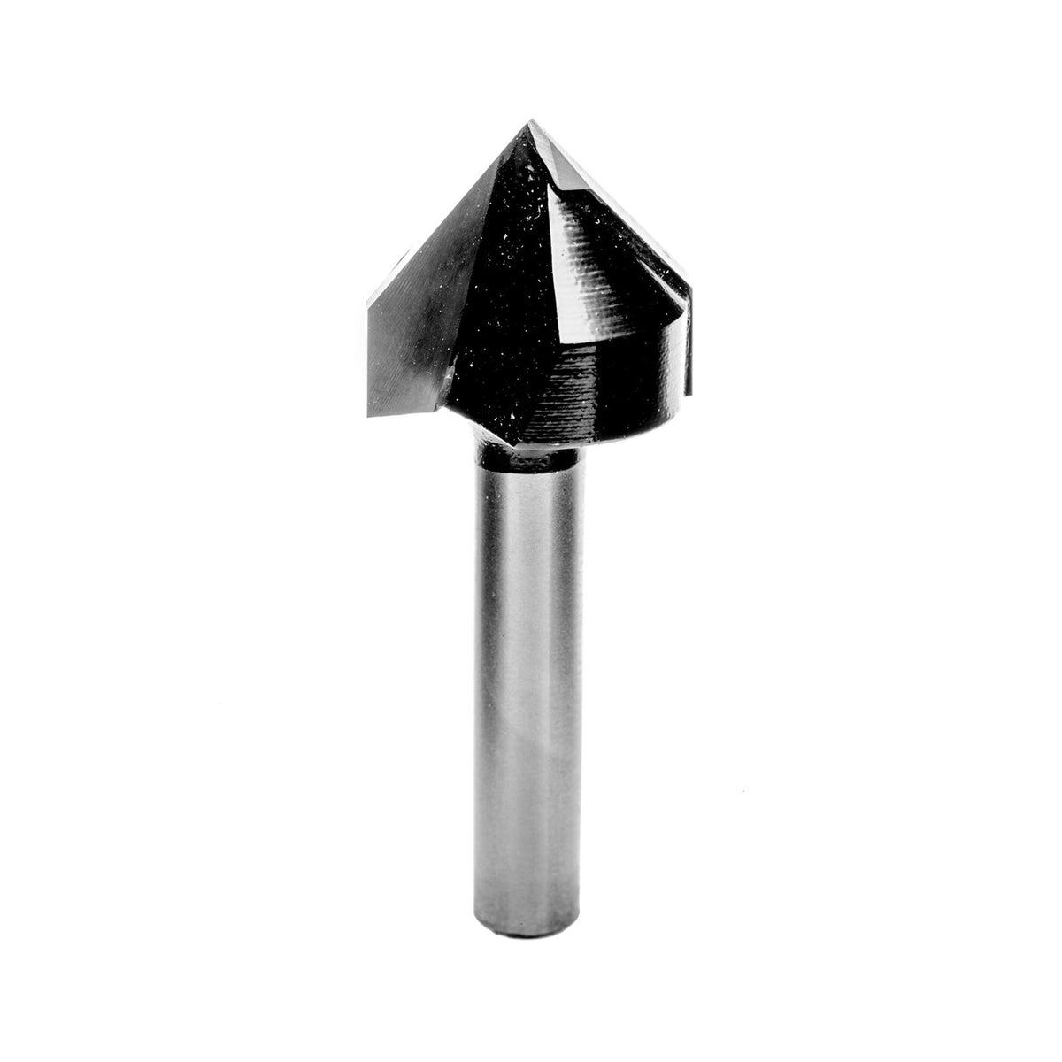 Torquata Chamfer V-Groove Router Bits in action trimming chamfered edges