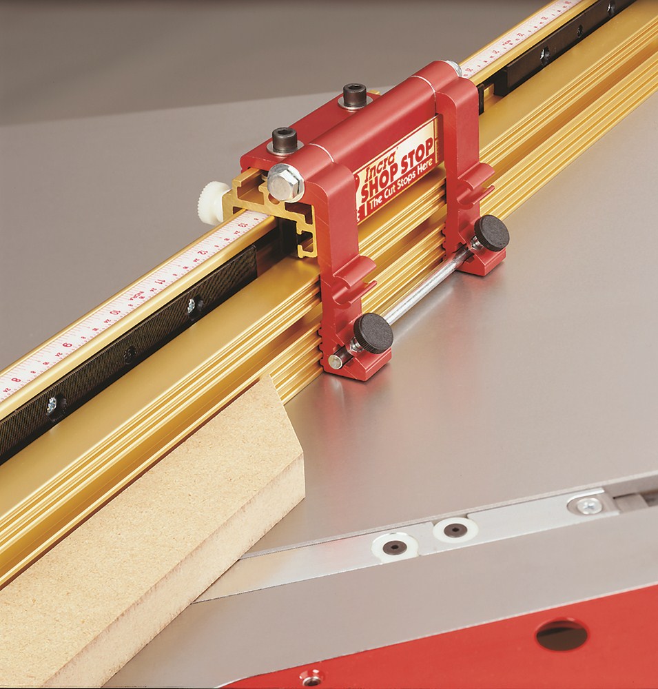 Incra Shop Stop Metric Flip Stop for Mitre Guides, precision woodworking tool accessory with high performance