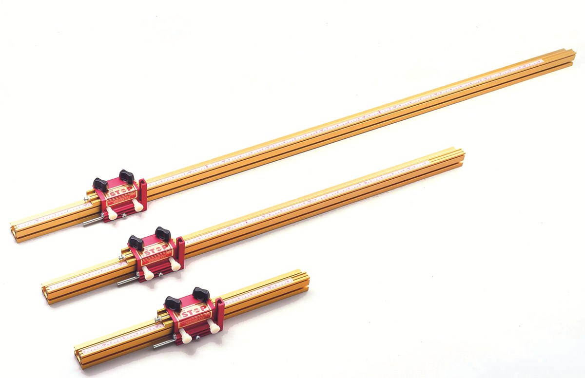 Incra Aluminium Fence Track T-Slot with Mounting Hardware for precise woodworking setups