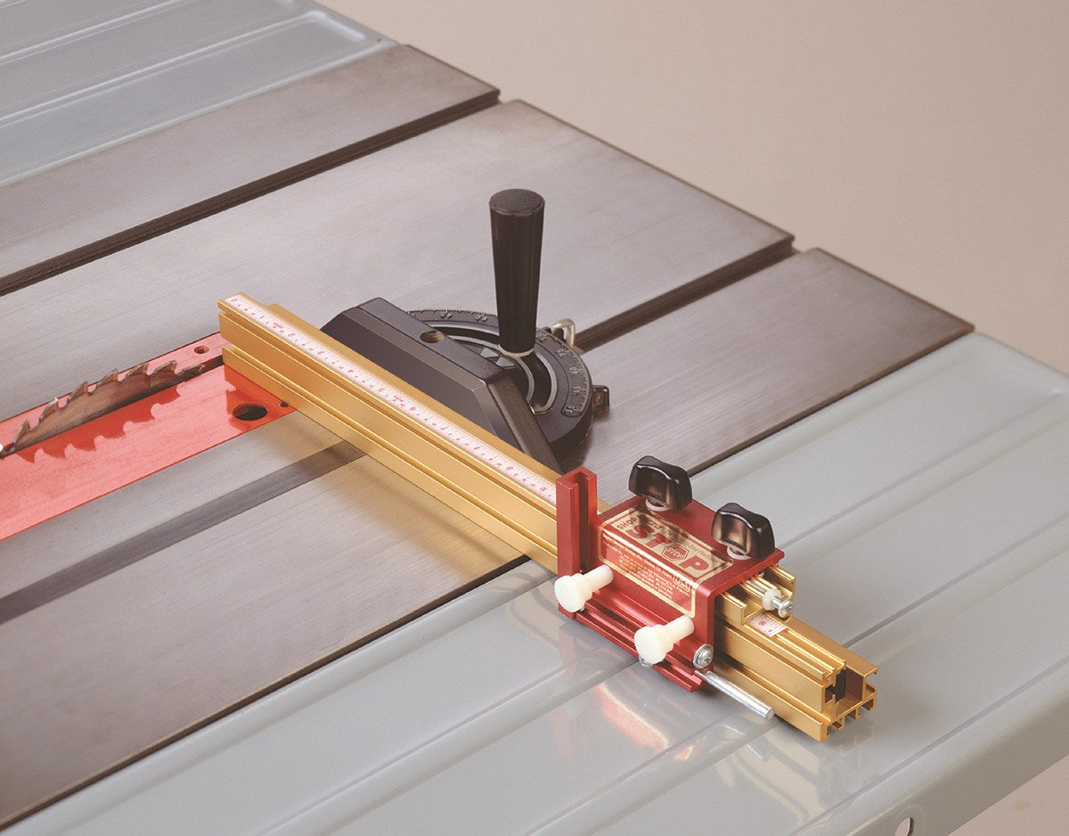 Incra Aluminium Fence Track T-Slot with mounting hardware for precise woodworking