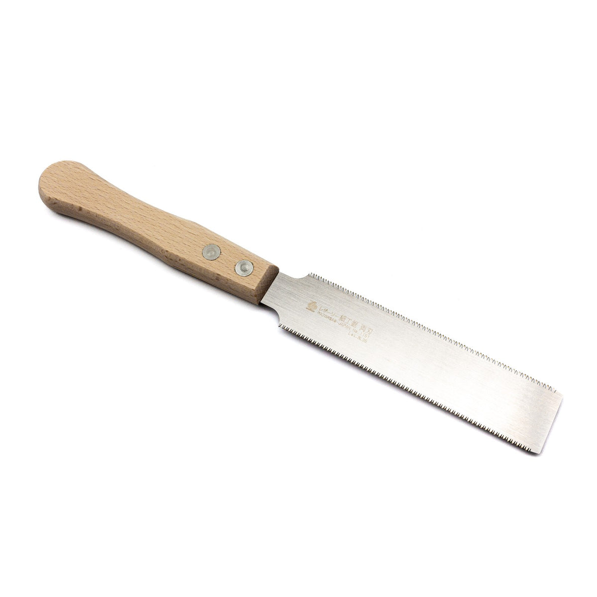 Razorsaw Ryoba Flexible Japanese Trim Saw in action, showcasing precision cutting by renowned Tokyo craftsmen