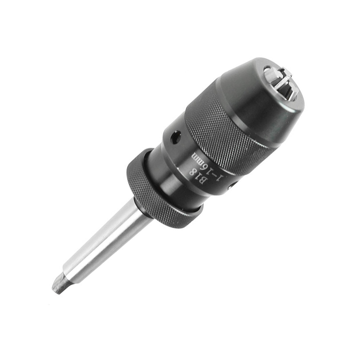 Baladonia 16mm Keyless Chuck MT2 for Drill Press & Lathe - Industrial-grade chuck for secure drill bit holding without a chuck key