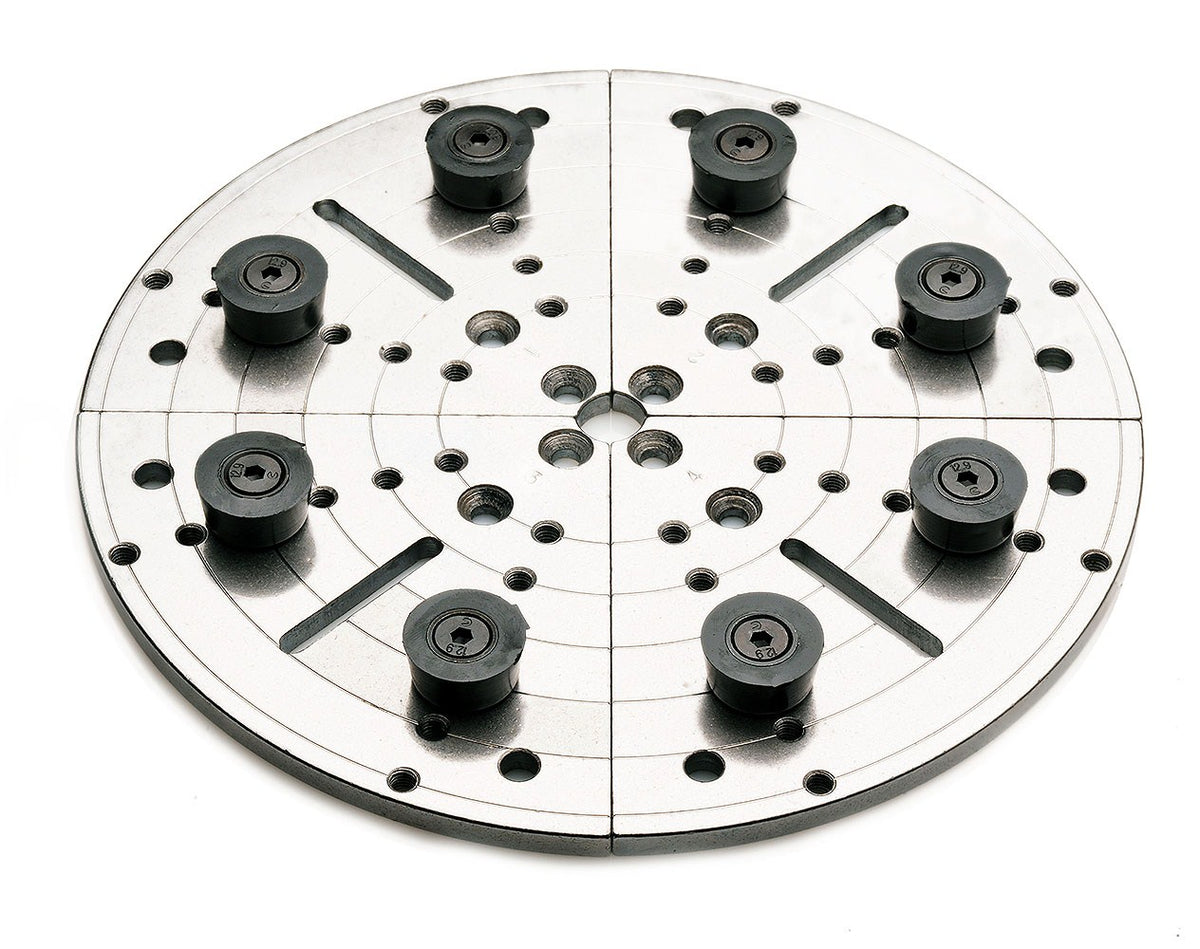 Torquata 100mm Scroll Chuck cole jaws with TPR buffers for secure workpiece holding