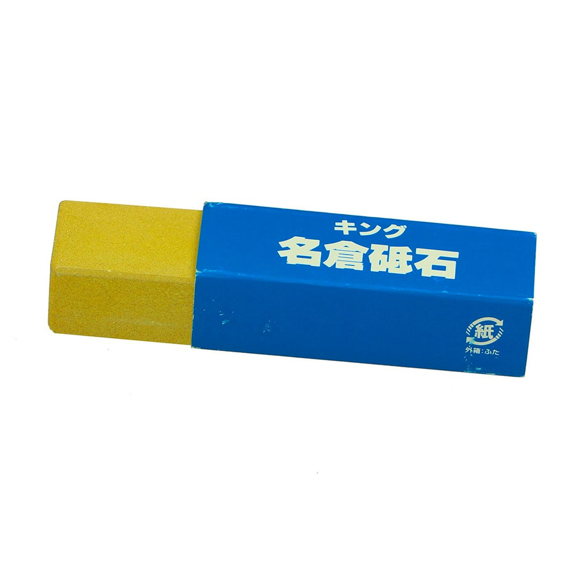 King Nagura Stone Bench Waterstone Cleaner lifting filings from water stone surface