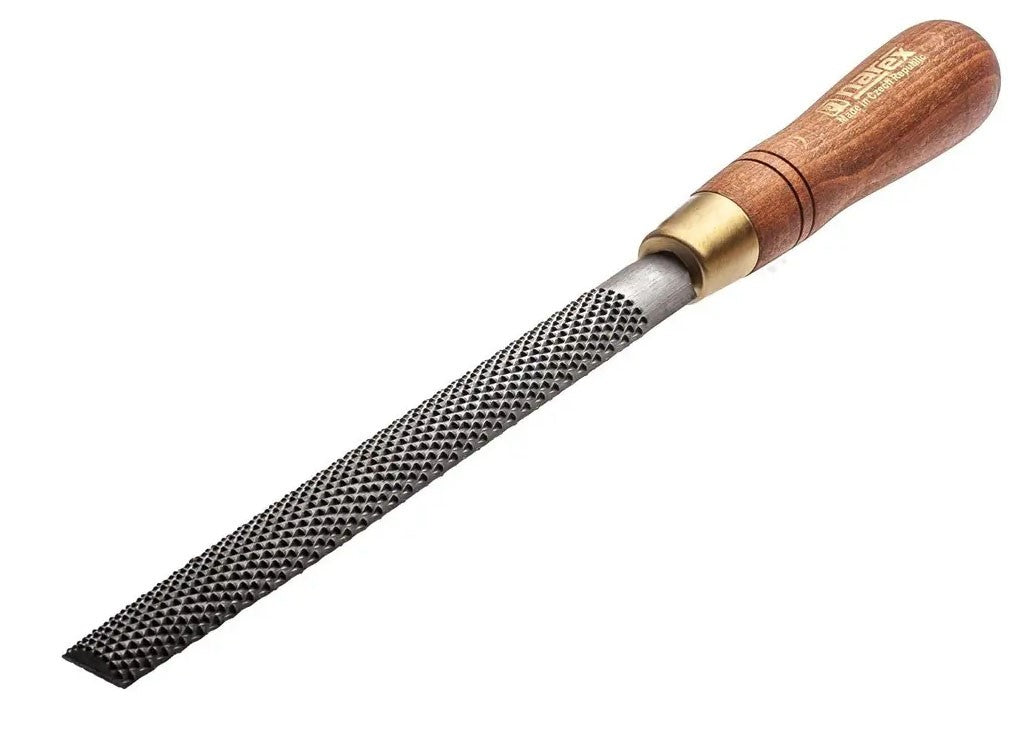 Narex Half Round Bastard Cut Rasp, high-quality woodworking tool from Czech Republic