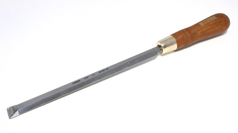 Narex Paring Chisels 245mm Blade in bright brass ferrule and sturdy handle design