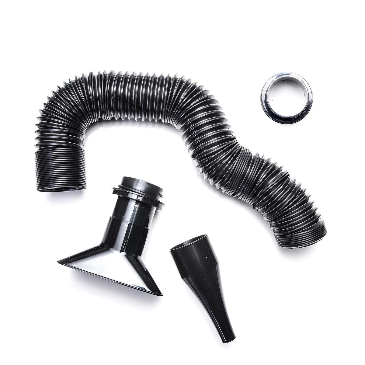 Sherwood Hold Tite Hose Dust Extraction Kit with various nozzles and fittings