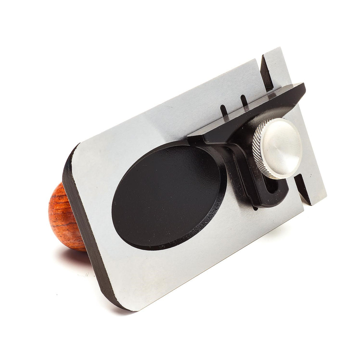Luban Side Rabbet Plane showing adjustable blades and depth stop