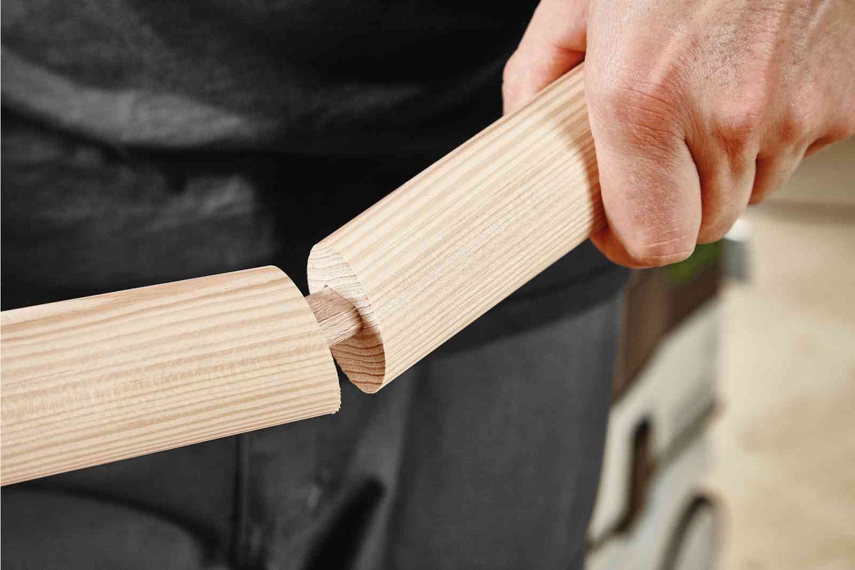 Festool 10mm x 50mm hardwood tenons for DF 500, pack of 85, in Sipo Mahogany. Floating tenons for furniture and cabinetmaking