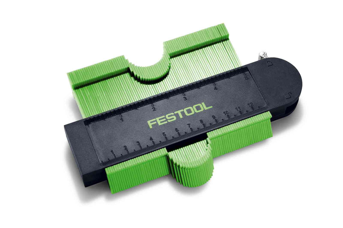 Festool Contour Gauge 145 x 105mm in use on woodworking project