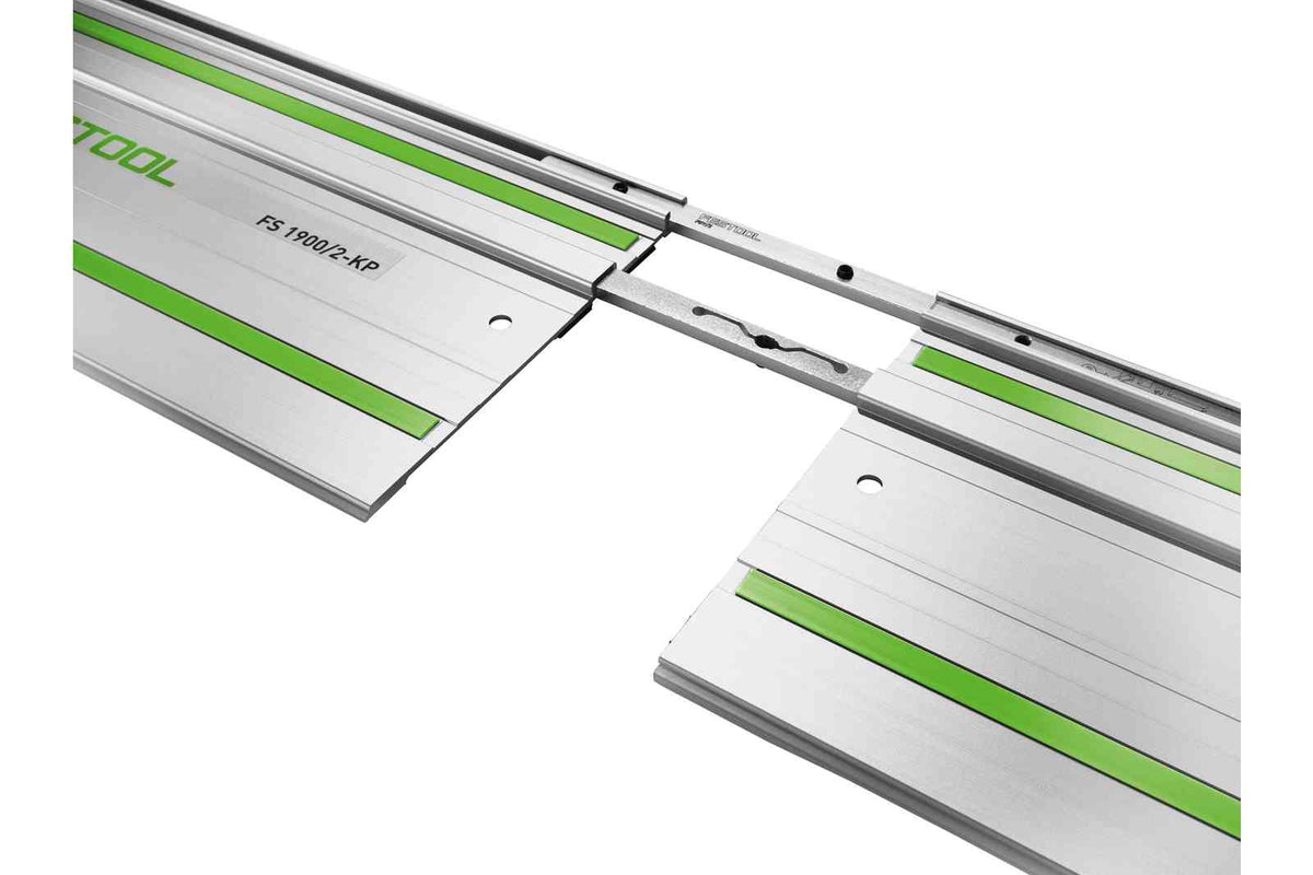 Festool FS Guide Rail Joiner Set connecting two guide rails for stability and alignment