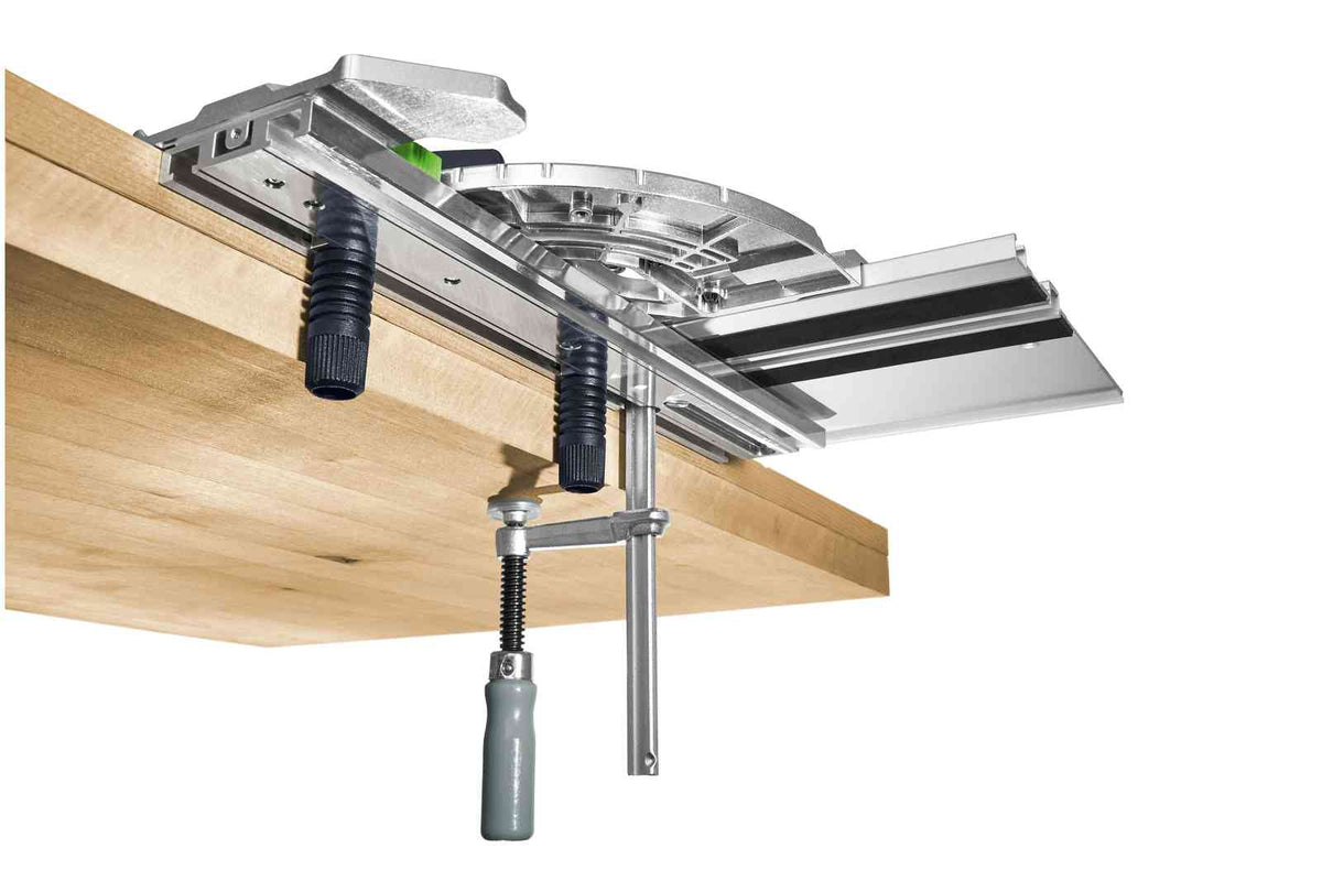 Festool FS Guide Rail Accessories Set in Systainer with fastening clamps, angle stop, Kickback Stop, and more in Systainer³ unit