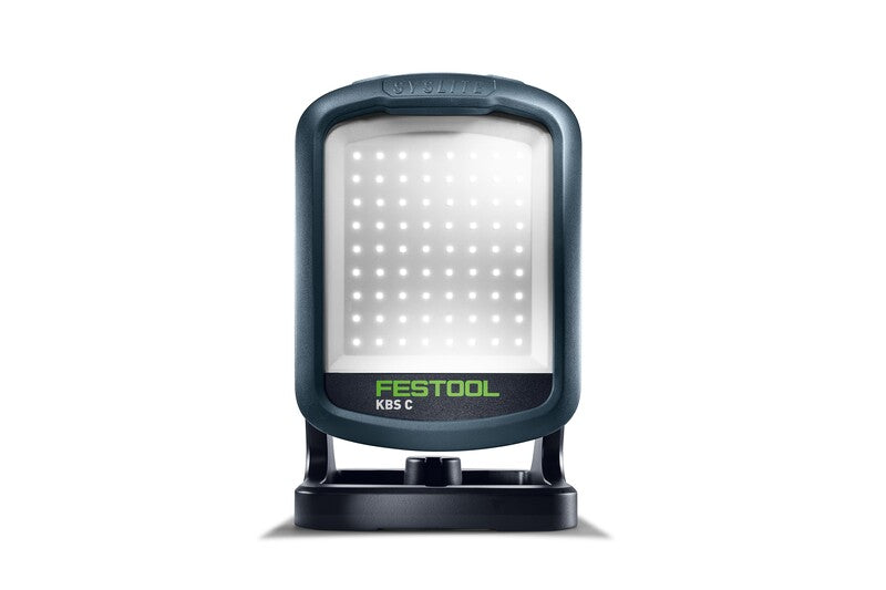 Festool SYSLITE KBS C Cordless Construction Light 5000 Lumens in use on construction site