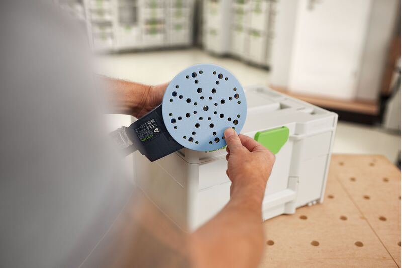 Festool 150mm Granat Net Abrasive Discs Pack - P80 to P400 grit range for efficient sanding