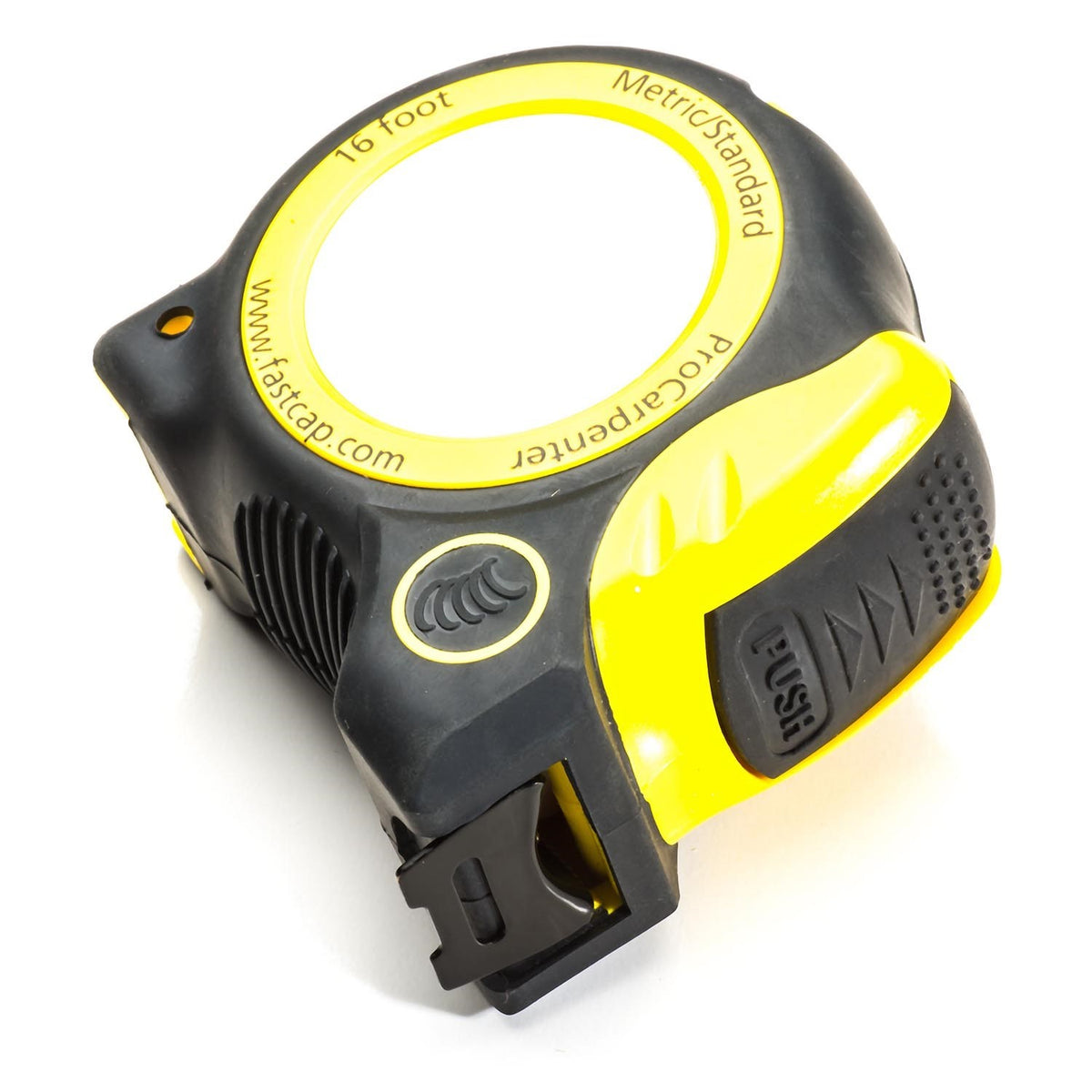 FastCap Auto-Lock Tape Measure with Metric/Imperial Graduated Tape, 5m Length, In-Built Pencil Sharpener